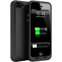 Maxboost Defender Air External Protective iPhone 5 Battery Case - Matte Black , Fits All Versions of iPhone 5 - Lightning Connector Output, MicroUSB Input