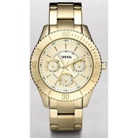 Fossil ES2820 Stella Stainless Steel Watch - Gold-Tone