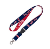 BOSTON RED SOX OFFICIAL LOGO LANYARD KEYCHAIN