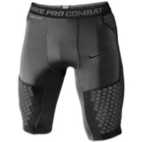 Nike Pro Men's Compression Combat Football Shorts-Gray