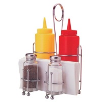 Tablecraft Products Retro Condiment Caddy Set