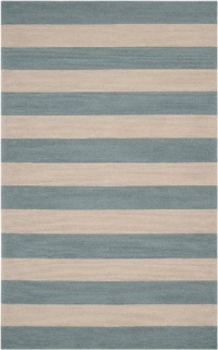 Area Rug 8x10 Rectangle Indoor/Outdoor Stormy Sea Color - Surya Rain Rug from RugPal