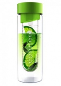 AdNArt Flavour It Glass Water Bottle with Fruit Infuser