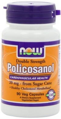 NOW Foods Policosanol 20mg Plus, 90 Vcaps