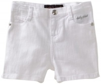 Baby Phat - Kids Girls 2-6X Twill Short, White, 4T