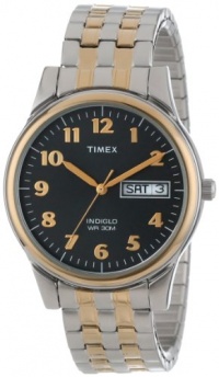 Timex Men's T26481 Elevated Classics Two-Tone Expansion Band Watch