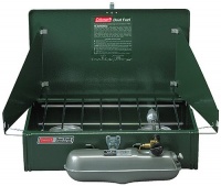 Coleman 2 Burner Dual Fuel Compact Liquid Fuel Stove