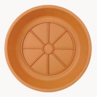 Dynamic Design SA1024TC Saucer, Terracotta, 10-Inch Length