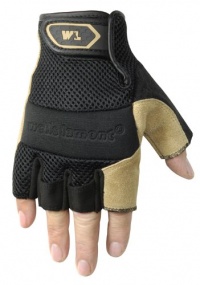 Wells Lamont 7683L Washable Leather Glove, Fingerless Blister Armor, Large