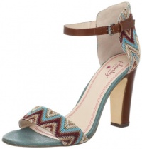 Plenty by Tracy Reese Women's Destiny Sandal, Blue, 36.5 EU/6.5 M US