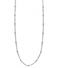 Giani Bernini Sterling Silver and 18k Gold over Sterling Silver Necklace, 20 Bead