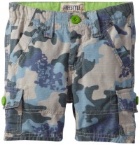 Freestyle Boys 2-7 Cargo Short TD, Blue Camo, 3T