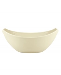 Feature modern elegance on your menu with this Classic Fjord small all-purpose bowl. Dansk serves up glossy khaki-colored stoneware with a fluid, sloping edge for a look that's totally fresh.