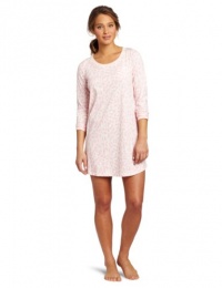 Dearfoams Women's Scoop Neck Printed Sleepshirt