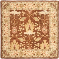 Area Rug 8x8 Square Traditional Brown Color - Safavieh Anatolia Rug from RugPal