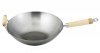 Helen Chen's Asian Kitchen 14-inch Carbon Steel Wok with Bamboo Handles