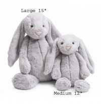 Bashful Bunny Grey Large 15 by Jellycat