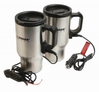 Wagan EL2227-1 12 Volt Travel Mug - Set of 2