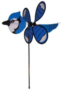 In the Breeze Blue Jay Baby Bird Garden Spinner