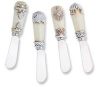 Antique Ivory Cheese Spreaders