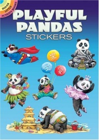 Playful Pandas Stickers (Dover Little Activity Books Stickers)