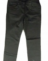 Eileen Fisher Black Straight Leg Jeans with Rivets