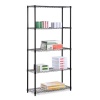 Honey-Can-Do SHF-01912 5-Tier Adjustable Shelving System, 16-Inch by 36-Inch by 72-Inch, Black