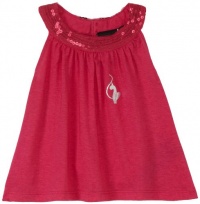 Baby Phat - Kids Girls 2-6X Jewel Neckline Tee, Pink, 2T