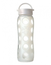 Lifefactory 22-Ounce Beverage Bottle, Pearl White