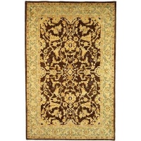 Safavieh Anatolia Collection AN545B Handmade Brown and Tan Hand-Spun Wool Area Rug, 3-Feet by 5-Feet