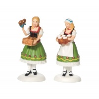 Department 56 Alpine Village Pretzels & Beer Accessory Figurine