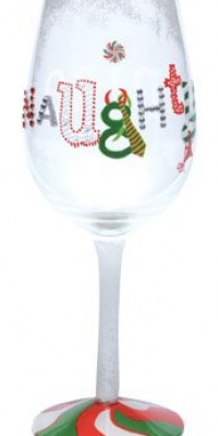 Lolita Naughty and Nice Wine Glass