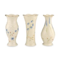 Classic Lenox Floral Bud Vases S/3