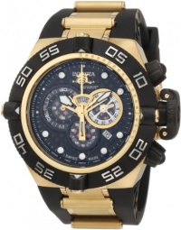 Invicta Men's 6583 Subaqua Noma IV Collection Chronograph Black Polyurethane Watch