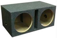 Bbox Pro Series Dual 10-Inch Shared Vent Subwoofer Enclosure (Charcoal)