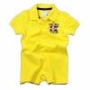 Polo By Ralph Lauren Infant Boy's Novelty Rugby Shortall Layette (9 Months, Yellow)