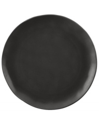 Find stylish versatility in the organic shape and matte-glazed finish of the Casual Luxe salad plate from Donna Karan by Lenox. Durable stoneware in modern black is an ideal host for everyday meals and a natural go-to for entertaining.