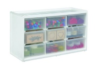 Art Bin Store-In-Drawer Cabinet, Translucent