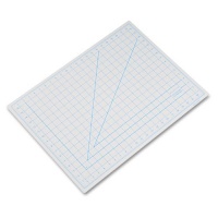 X-ACTO Self-Healing Cutting Mat with Non-Stick Bottom, Gray, One-Inch Grid, 18 x 24 Inches (X7762)