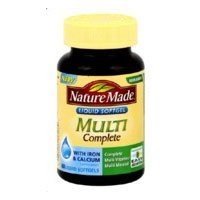 Nature Made Multi-Complete with D3, Iron & Calcium, Liquid Softgels, 60-Count