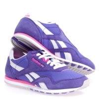 Reebok Classic Nylon Slim Casual Leather Low Womens