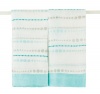 aden + anais 2 Pack Rayon From Bamboo Issie Security Blanket, Azure Beads