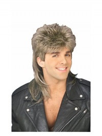 Mullet Wig (Blonde) Adult Halloween Costume Accessory