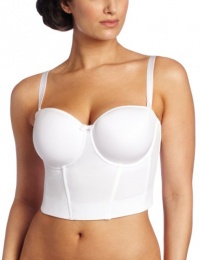 Le Mystere Women's Soiree Short Line Bustier Bra, Diamond White, 32 B