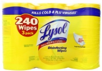 Lysol Disinfecting Wipes Value Pack, Lemon and Lime Blossom, 240 Count