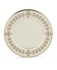 From the Lenox Dimension collection, classic Eternal dinnerware elegantly accents the table. In ivory china with rich gold trim, Eternal is offered in a complete selection of pieces.