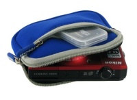 rooCASE Neoprene Sleeve (Dark Blue) Carrying Case for Panasonic Lumix DMC-FH25 Digital Camera