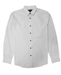 Clean up your look. This button-front shirt form No Retreat is an updated take on your fave basic.