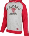 Chicago Bulls Adidas Originals NBA Raglan Vintage Hooded Sweatshirt