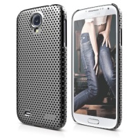 elago Galaxy S4 Case G7 Breathe - Eco Friendly Retail Packaging - Made in Korea (Semigloss Metallic Dark Gray)